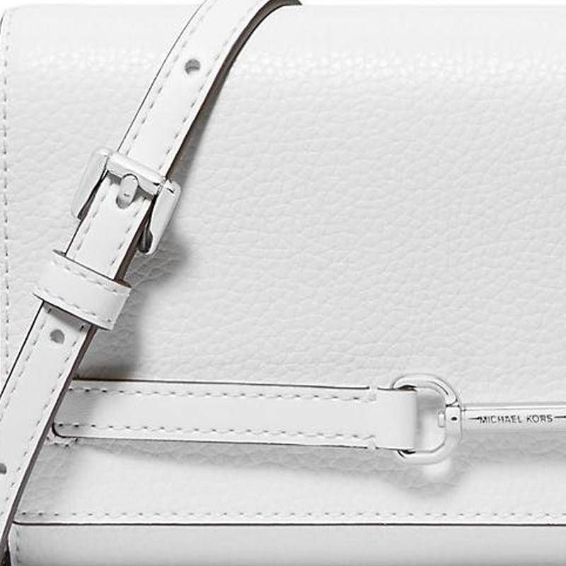 Michael Kors MK Carson Большая сумка через плечо Женские сумки Белый 35S5S2ZC7L-OPTICWHITE