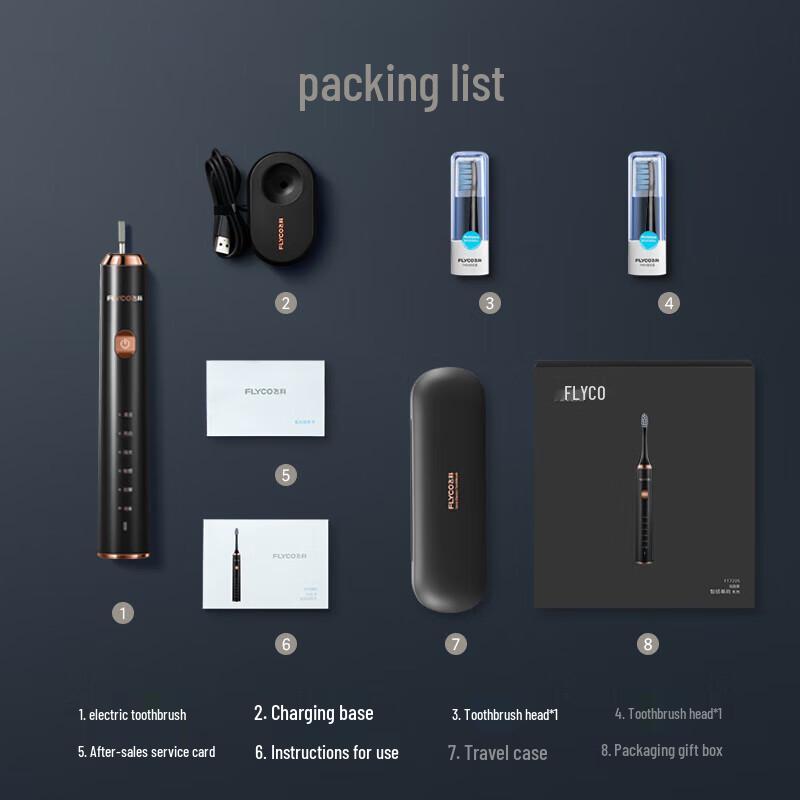 Flyco FT7205 Smart Sonic Electric Toothbrush