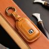 Совместимый чехол для ключа Honda New Fit Key Cover Fit Hybrid Key Case Shuttle Shuttle Hybrid Vezel Civic Чехол для смарт-ключа из натуральной кожи Luxury Original