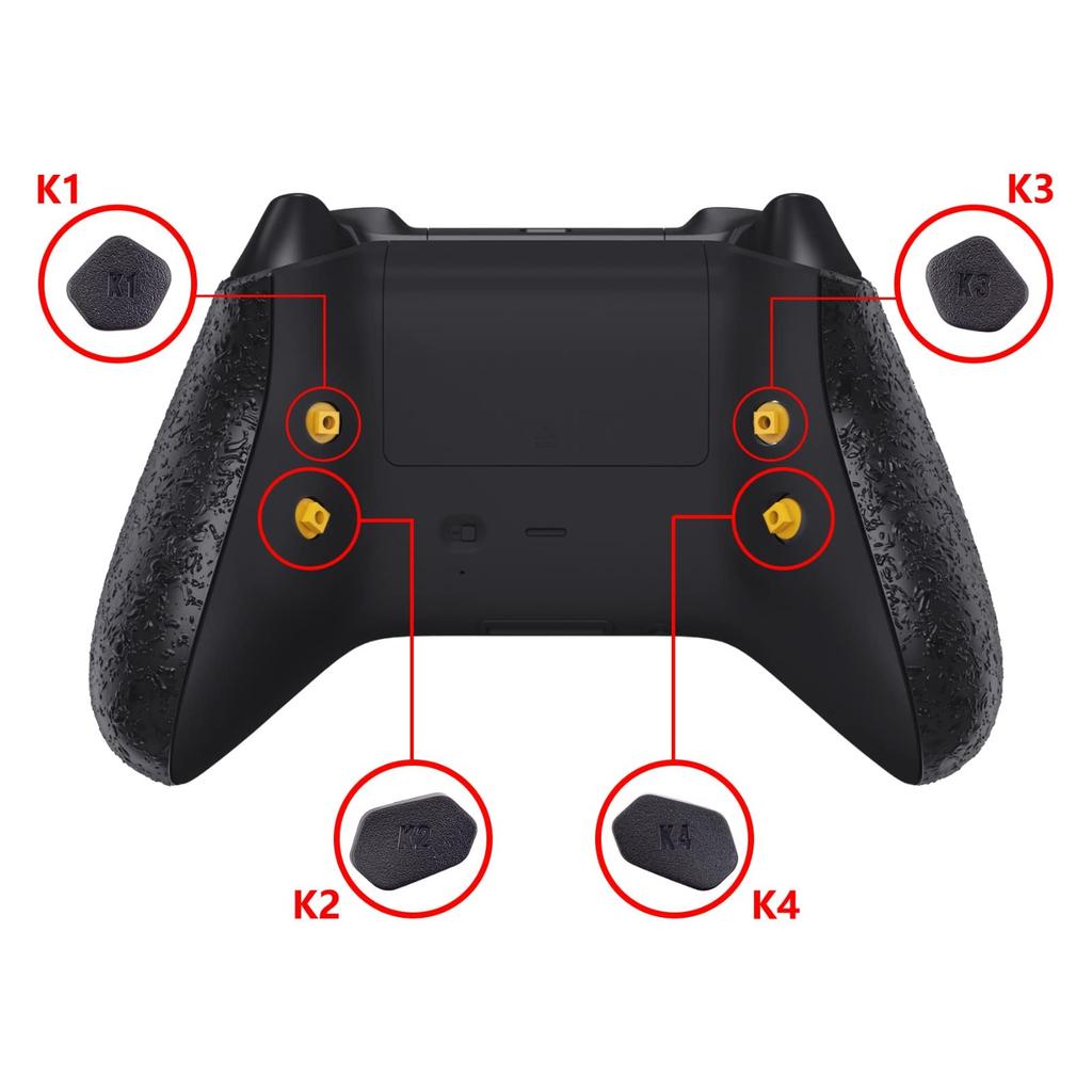 EXtremeRate Программируемый набор для переназначения кнопок для Xbox Series Плата для апгрейда для контроллера Xbox Core с переработанной задней стороной и задними кнопками X/S контроллеры,