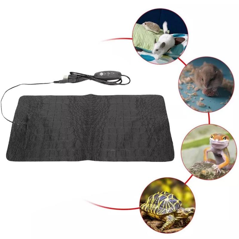 Обогрев Домашний питомец Электрическая Собака Кошка Кровать Грелка 3 Режима Водонепроницаемый Ковер Одеяло USB Кровать