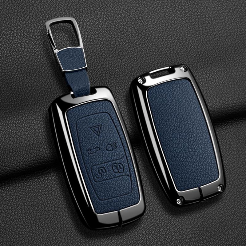Чехол для ключа автомобиля для Land Rover Sport Freelander Discovery 4 Range Rover Sport LR4 2010-2012 Сплав цинка Кожа Авто Брелок