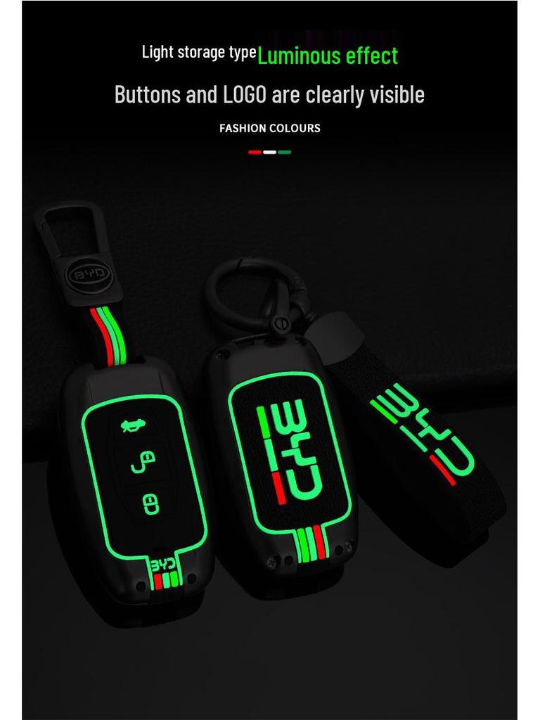 BYD Song/Tang/Max Key Case: Creative Metal Shell for Old Models (G5, Surui, E5, Sirui, G6, Qin).