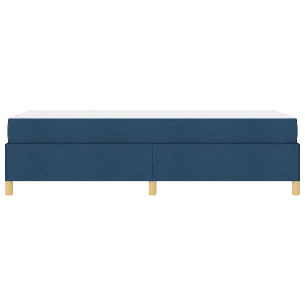Bed Frame with Mattress Blue 80 x 200 cm Fabric