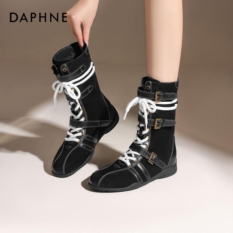 Ботильоны на платформе Daphne в ретро-стиле