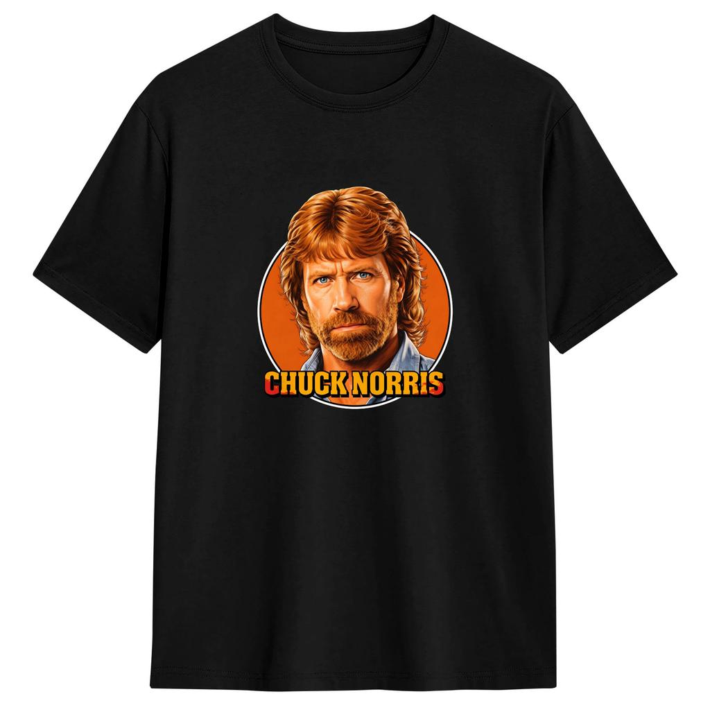 Unisex Women TShirt Chuck Norris T Shirts Harajuku  Beach Tee Shirt Y2K Basic Cotton Tops Plus Size