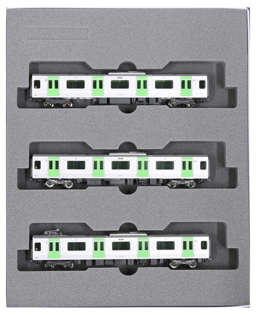 KATO N Gauge E235 Series Yamanote Line Дополнительный набор B 3 вагона Железнодорожная модель поезда Серебряный 10-1470