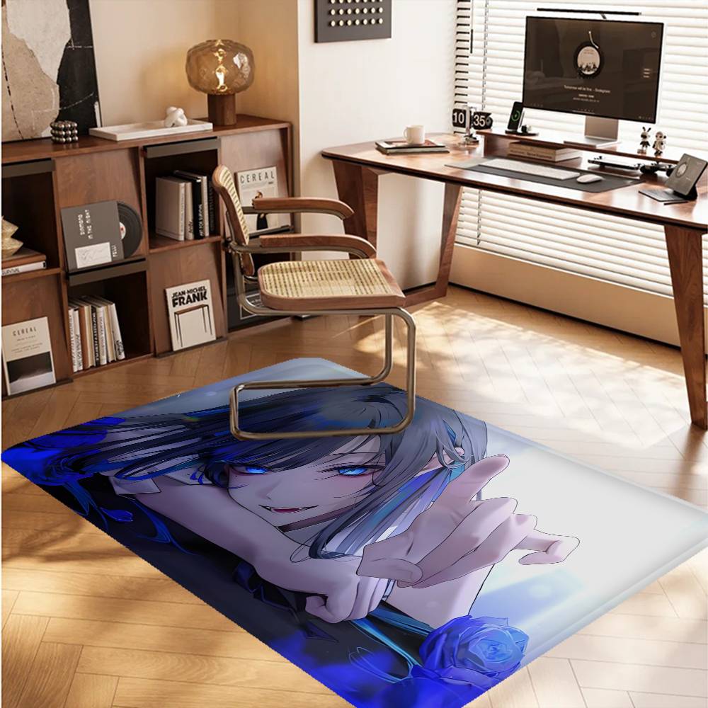 Cartoon Singer Ado Door Mat Washable Non-Slip Living Room Sofa Chairs Area Mat Kitchen Doormat Area Rug