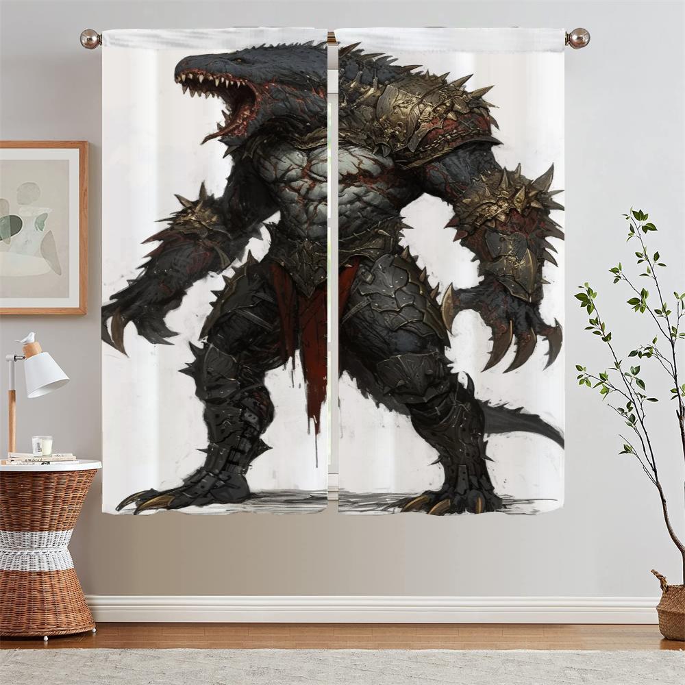 Dark Monster Готовые Шторы Дешевые Вещи С Бесплатной Доставкой для Дома Шторы Детская Комната Шторы Украшения Гостиной Жалюзи