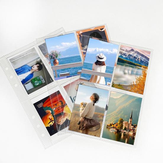 5 шт. фотоальбом пылезащитный прозрачный рукав для карточек листы-переплеты водонепроницаемая защитная пленка для фотографий для карточек