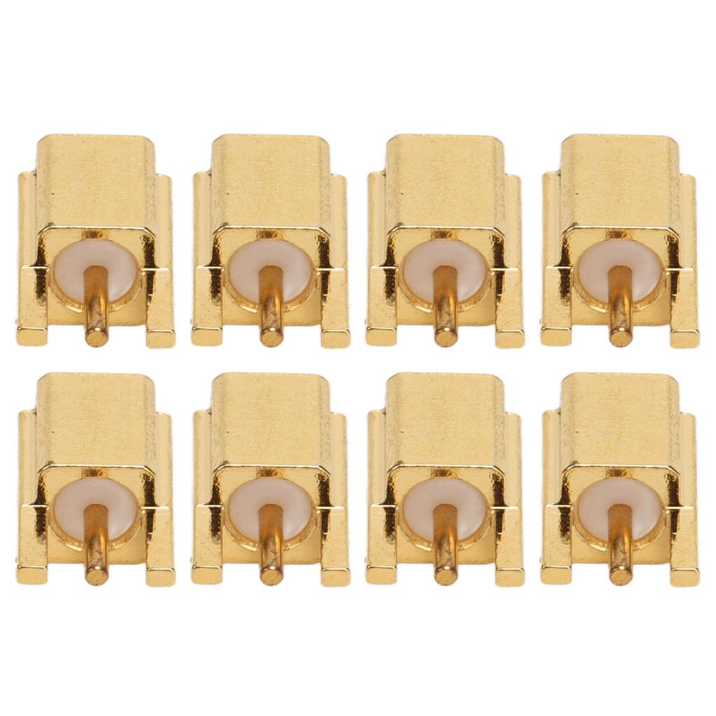 10PCS MMCX Socket 3 Pin Connection Female Jacks Coaxial RF Connector Set OFC Material 50ohms