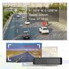 4K 12" Full-Screen Rearview Mirror with Dual-Recording Dashcam, Front ADAS, Rear BSD
