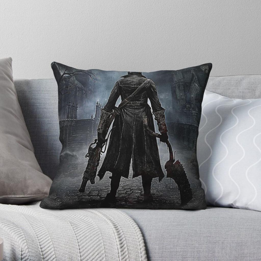 Bloodborne The Haunter Square Pillowcase Polyester Linen Velvet Printed Zip Decorative Home Cushion Cover Wholesale
