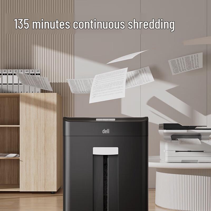 Deli 14436 Commercial High-Security Shredder CN plug (adapter included)