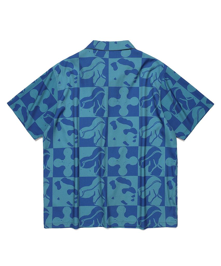 CAVISH Cadejo Printed Half Sleeve Shirt Blue(Cv2Dmuw323B)