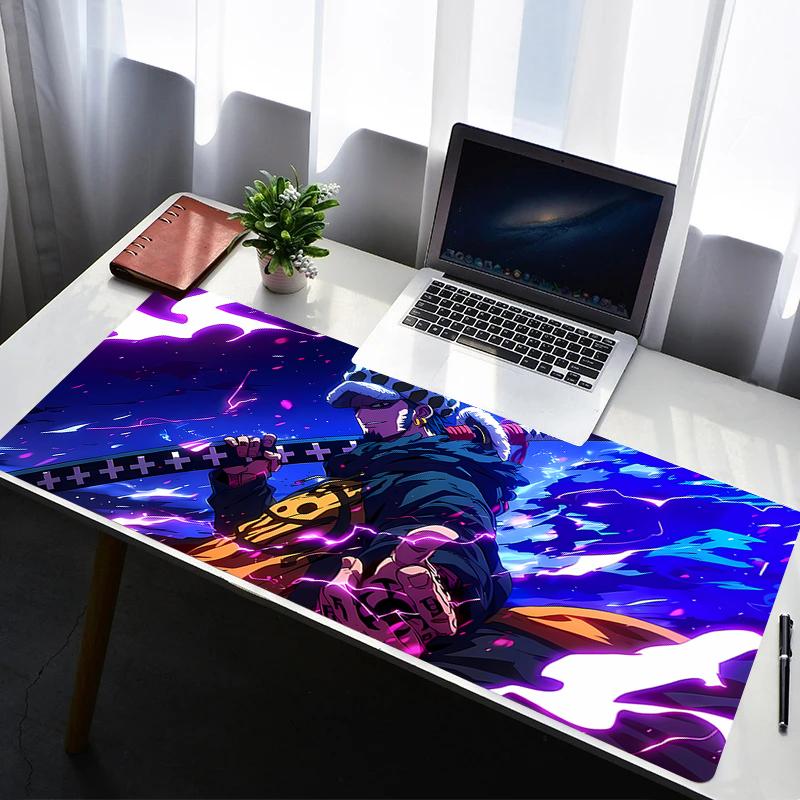 One Piece Trafalgar Law Manga Page Anime Extended Gaming Mouse Pad NonSlip Large Desk Mat