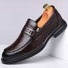 2024 осень новые мужские деловые повседневные кожаные туфли мужские британские кожаные дышащие одинарные туфли офисные мужские туфли 9029