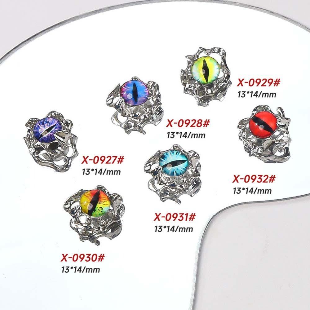 5Pcs/set Halloween Nail Charms Halloween Demon Nail Decorations Girls/Lady