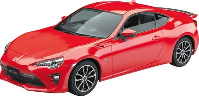 Aoshima Bunka Kyozai Rakupla Snap Kit Toyota 86 Чистый красный пластик, модель 1/32 № 08-PR, предварительно окрашенный (Автомобиль)