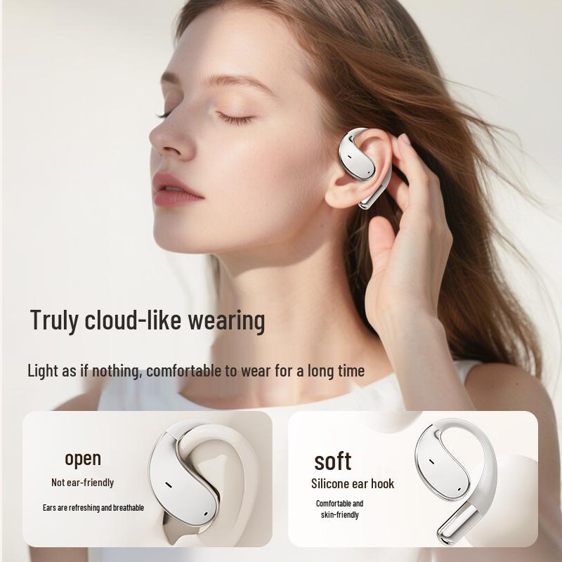 New Wireless Noise-Cancelling Bluetooth Earphones with Panoramic Sound for Running and Sports