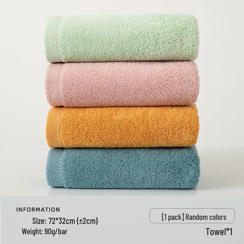 Soft, Absorbent Cotton Bath Towel for Adults – Thick, Non-Shedding, Ideal for Face Wash and Home Use