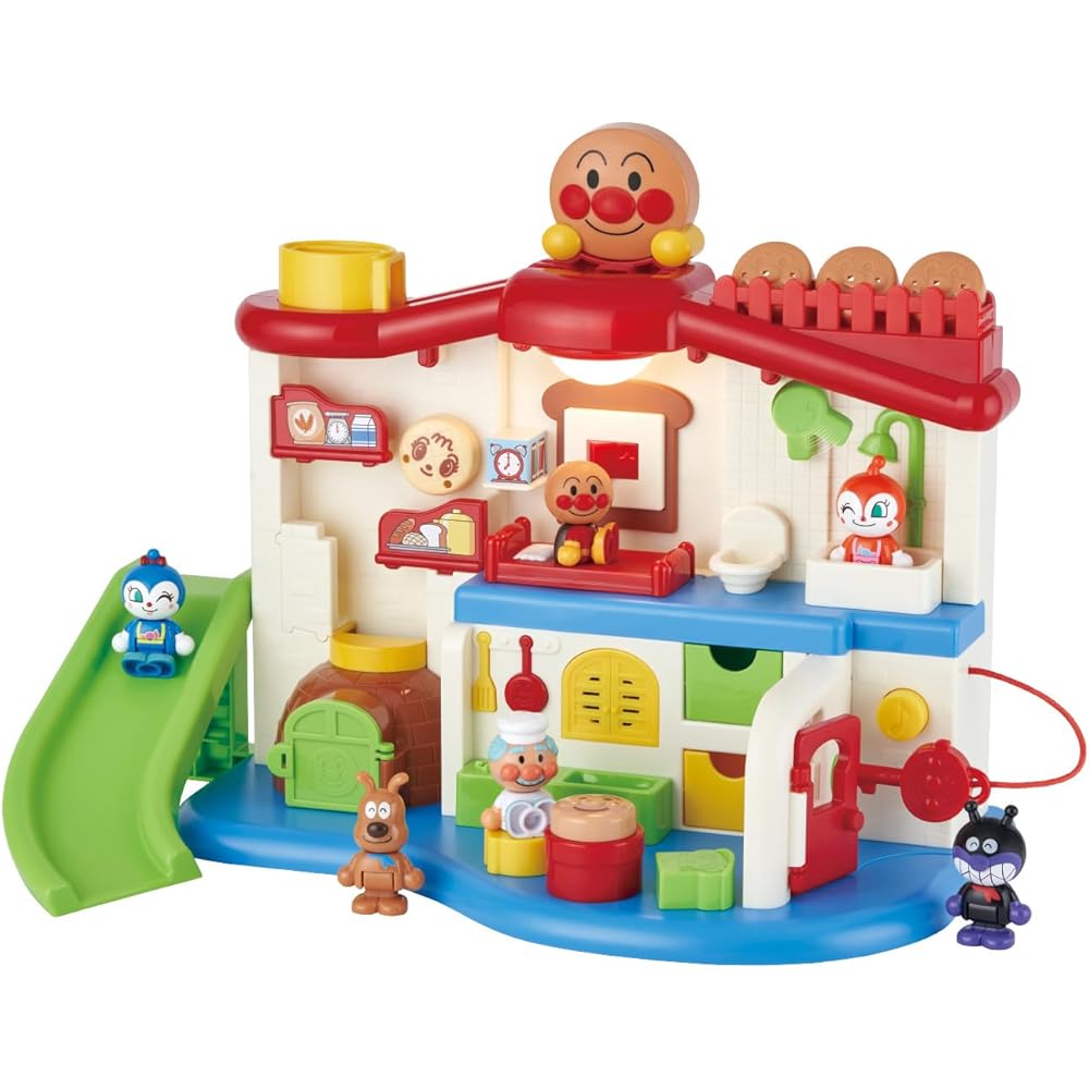 Bandai Anpanman Первый дом DX Звук и свет Игрушка для детей от 2 лет