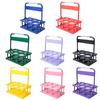 Portable Foldable Plastic Beer Rack Durable Cup Organizer Wine Rack Beer Bottle Holder Beverage Basket Reusable Cocktail Rack
