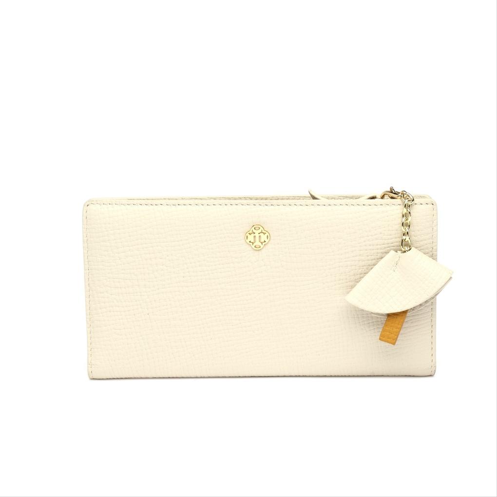 Mari eclaire 17 9 Women's slim long wallet made of 100% natural cowhide with a good grip