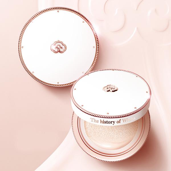 THE HISTORYS OF WHOO Gongjinhyang Seol Whitening Tone-up Sun Cushion 13g*2ea (варианты пополнения)