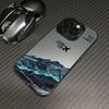 Серебряный чехол с полным покрытием для iPhone 17 Pro Max, 16 Pro, 12/11, Дизайн с самолетом