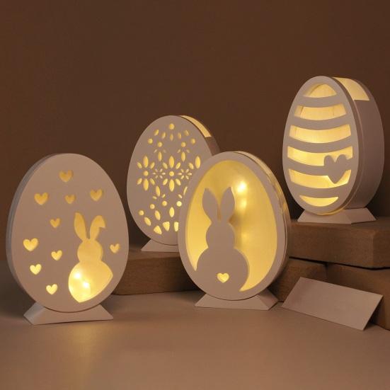 Набор из 6 пасхальных силиконовых форм для эпоксидной штукатурки, цемента, кролика, яйца, легко снимаемая гибкая смоляная форма для поделок своими руками