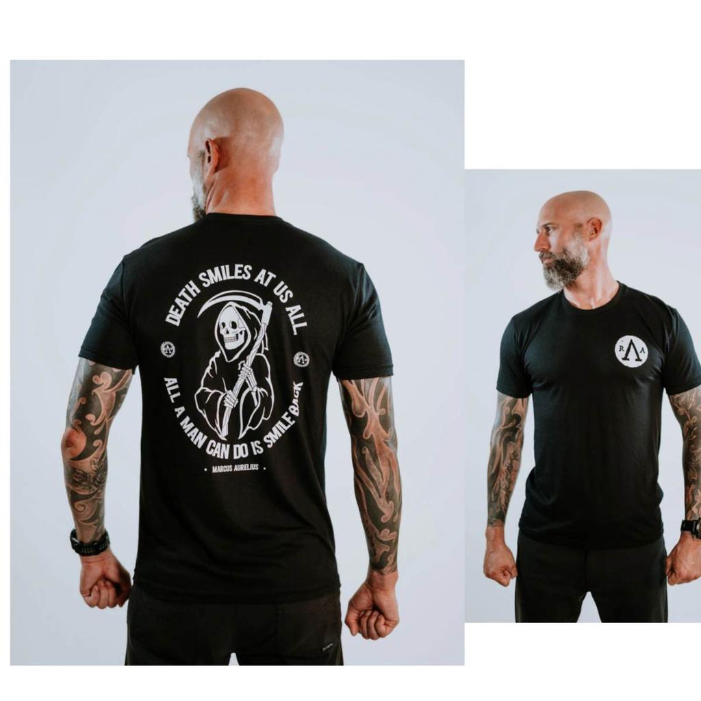 Smile Back Shirt Military Training Tactics Casual TShirt Mens and Womens Luxury Brand Top