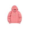 Li Ning Sports Casual 3D Woven Label Hooded Pullover Sweatshirt Women sweatshirt Dusty-Pink AWDR054-3