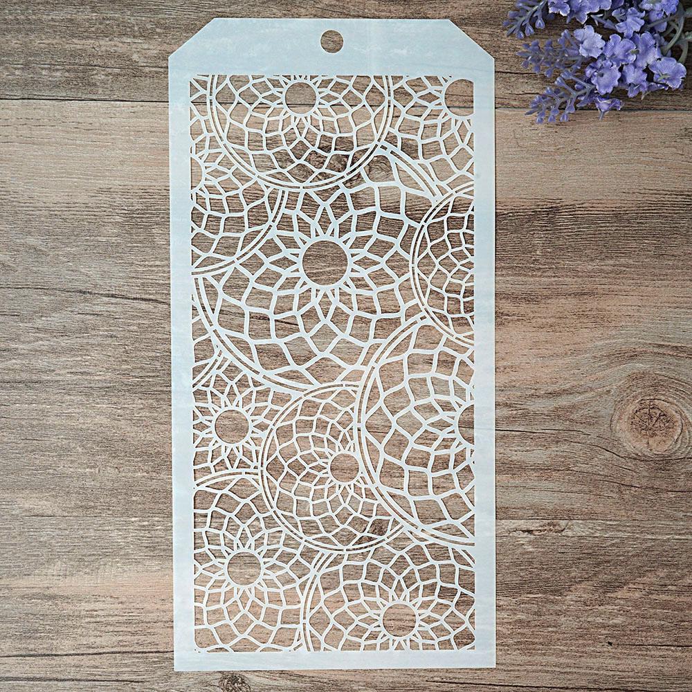 12*24 см DIY ремесло бесшовный трафарет для рисования штамповки для скрапбукинга штампы альбом декоративное тиснение бумажные карты