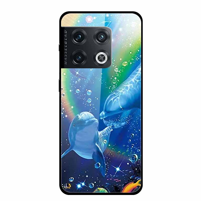Чехол для One plus 10 Pro Ударопрочный Закаленное Стекло Жесткая Задняя Крышка Для OnePlus 10 Pro 10Pro Oneplus10 1+10 Pro Бампер Чехол Coque Case
