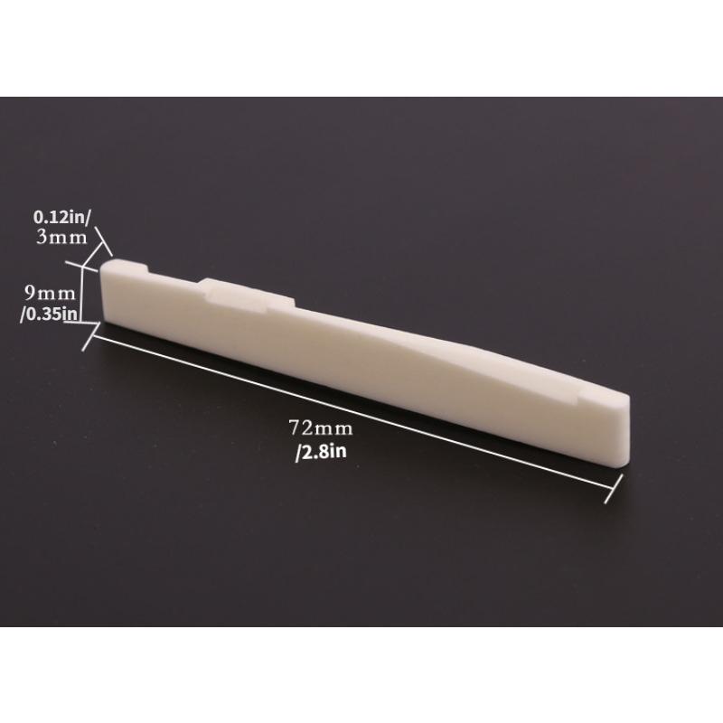 1 комплект штифтов для костяного моста, гвоздь, гайка, седло для акустической фолк-гитары