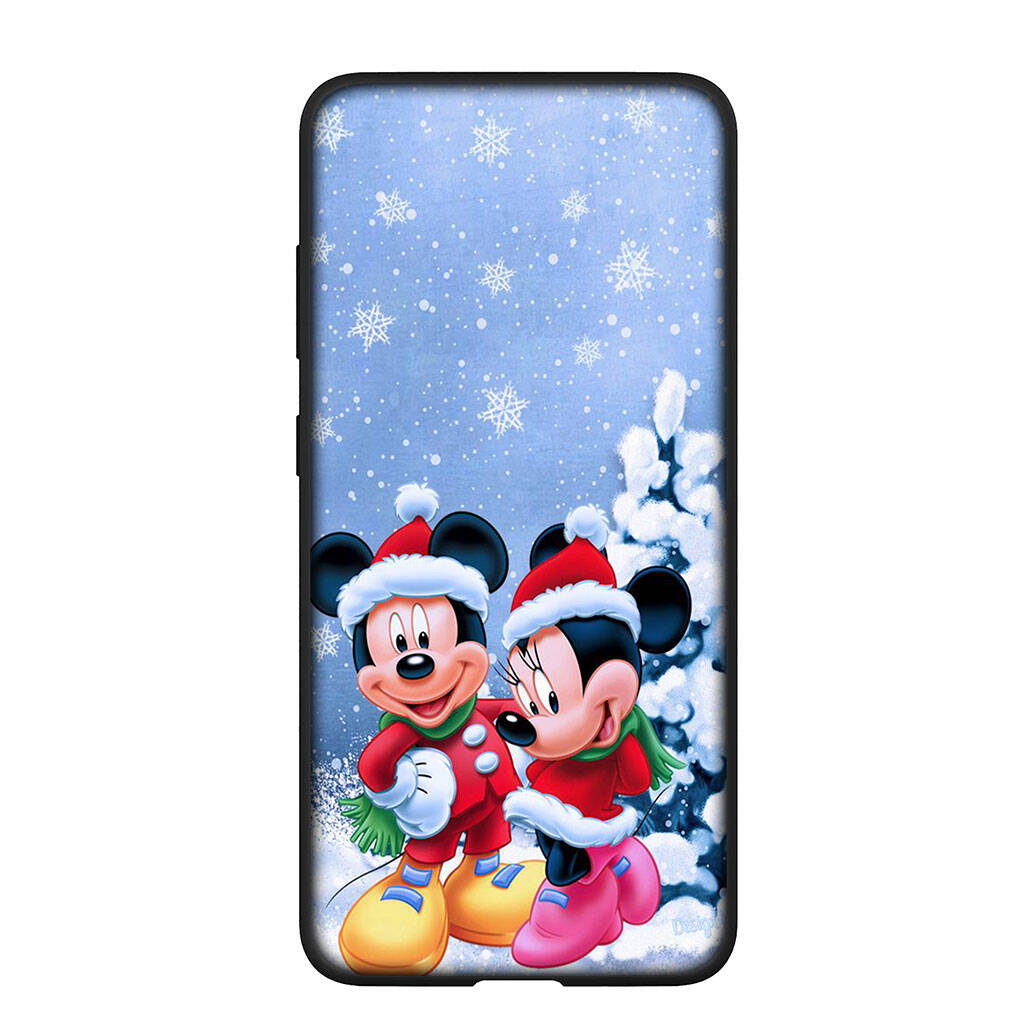 Phone Case for Samsung Galaxy S25 S23 S22 S24 Ultra FE A05 A06 A15 A16 A36 A37 A35 A54 A55 A56 A57 A25 A26 A53 A17 Merry Christmas Mickey Minnie Cover