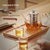 Стеклянный чайник YIHUTEA для заваривания и приготовления на пару