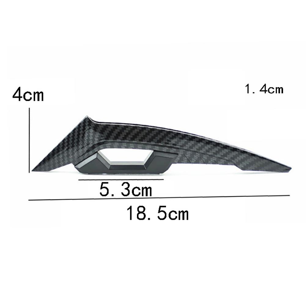1 Pair Motorcycle Side Wings Aerodynamic Dynamic Spoiler Wings Trim Sticker Motorbike Fairing Air Deflectors Universal Decoration Accessories