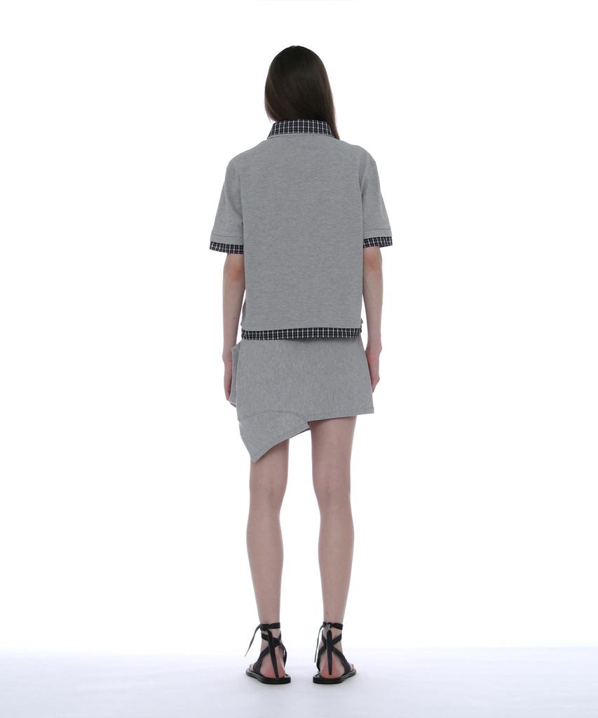 Partimento Woman Reworked Polo Mini Skirt_Melange