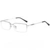 Metal Half-rim Myopia Glasses Frame for Men, Anti-blue Light, Ultra-light Small Frame Computer Mirror, Business Eye Frame for Women