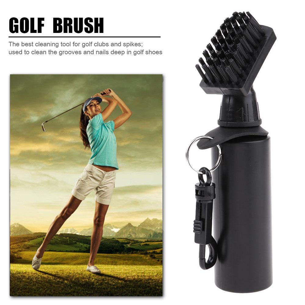 Tool With Snap Clips Golf Groove Cleaner Golf Club Brush Groove Cleaning Brush Hair Club Brush