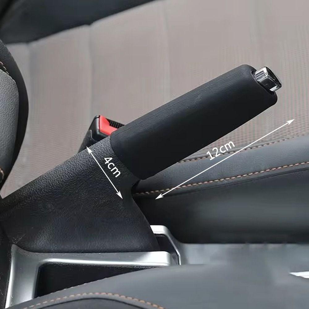 Silicone Car Handbrake Cover Anti-slip Easy To Install Handbrake Grip Cover Car Hand Brake Sleeve Car Interior Accessories