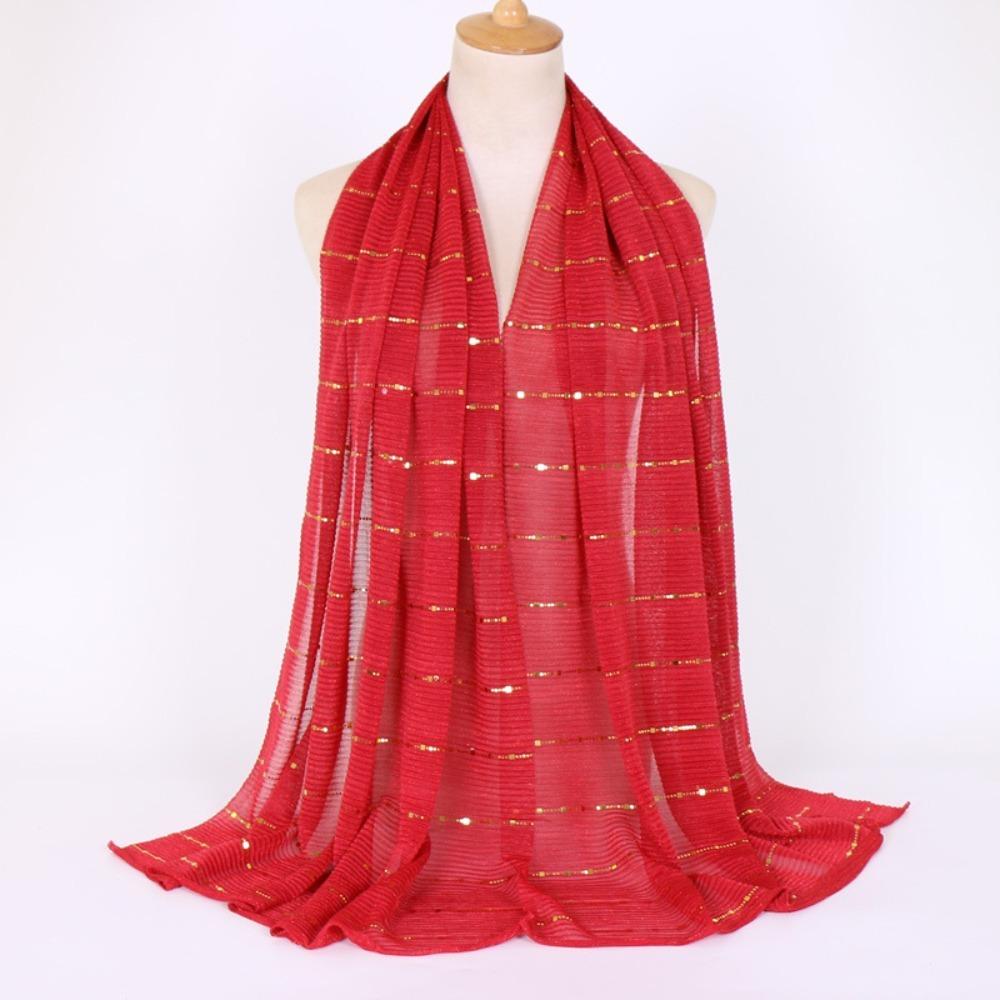 Female Shawl Solid Color Silk Scarf New Scarves