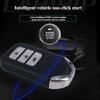 Universal car alarm system with passive keyless entry, one-button start and remote control