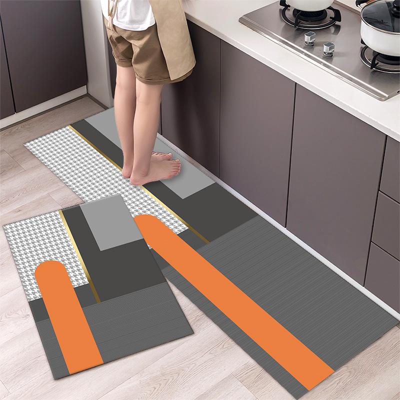 Модный простой кухонный коврик в скандинавском стиле, ковер для дома, современный домашний декор