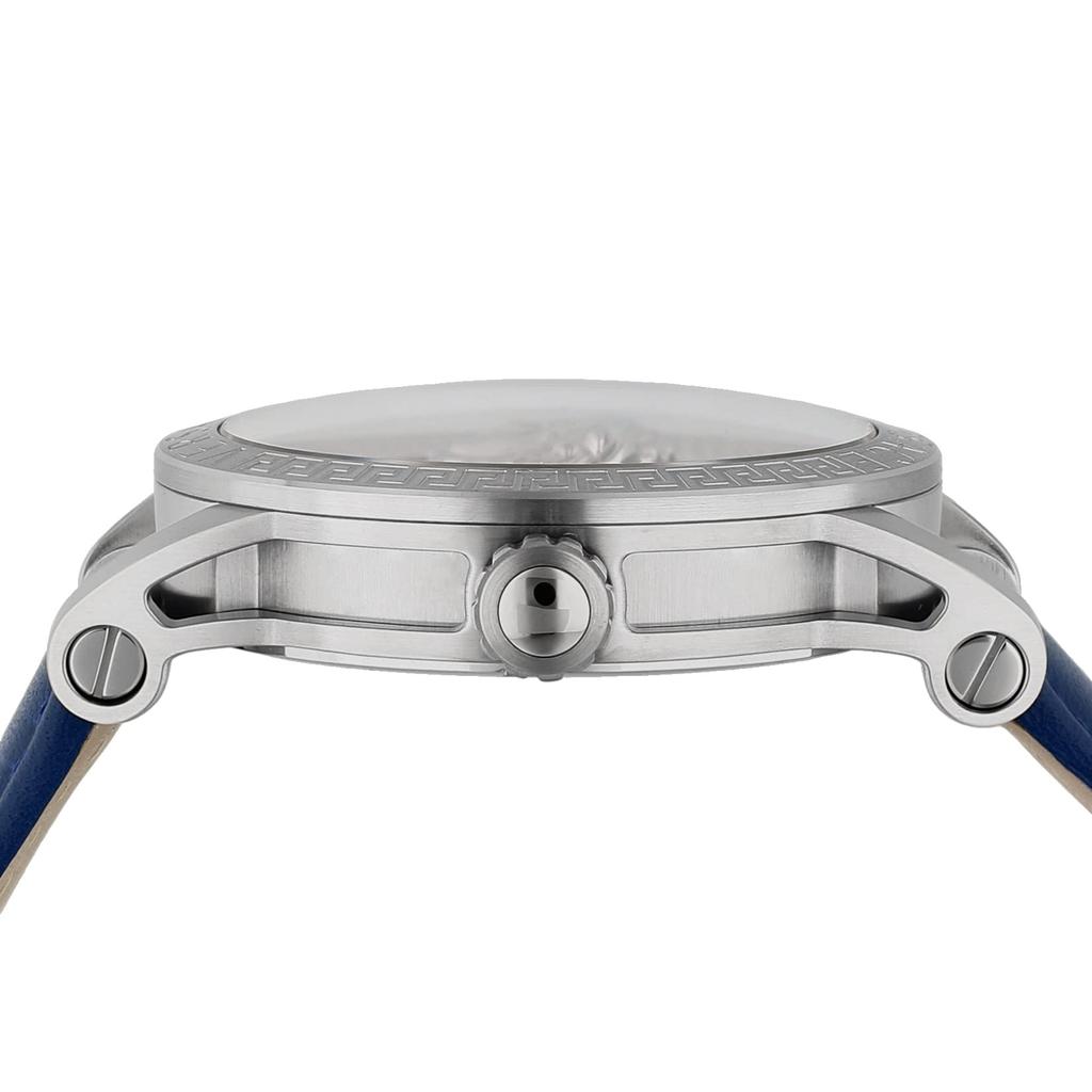 Watch Code Blue Dial Stainless Steel Sapphire Glass Quartz 43MM Swiss Watch VESN00122 [Versace] V-CODE Men's [Item]