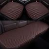 Plaid Three-Piece No-Tie Car Seat Cushion Set for Office and Home - Single Seat and Multi-Seat Interior Decor.