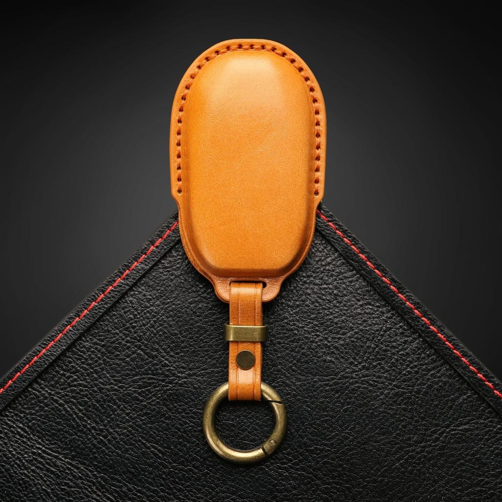Key Cover Key Case for Crown Crown H37 Series Luxury smasolCrown Sport, Crossover, RS, Z, G, X, H30, H35, (3D Crown, Camel)