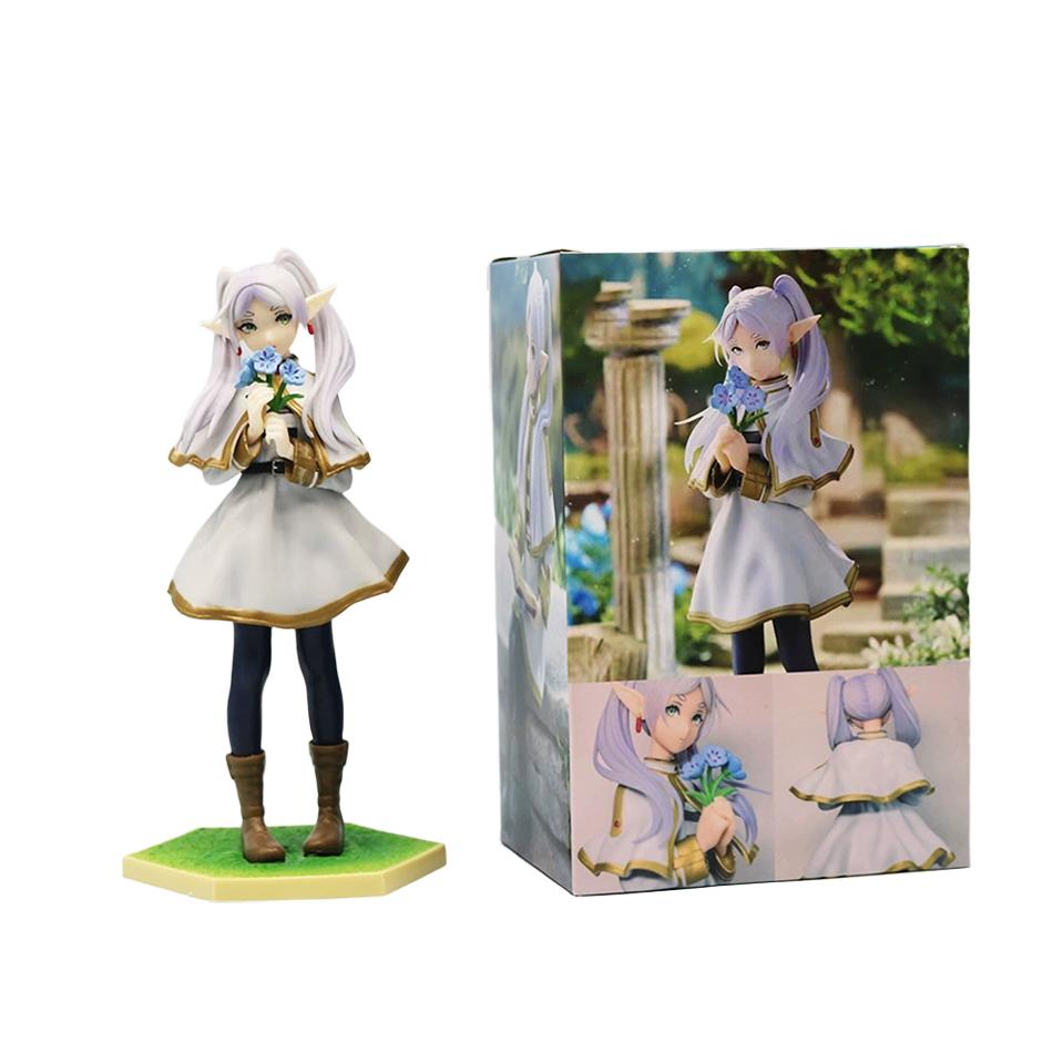 18см Фрирен: Фигурка аниме «За гранью конца путешествия» Наполнитель для лапши Фрирен Фигурка Фрирен Luminasta Коллекционная модель